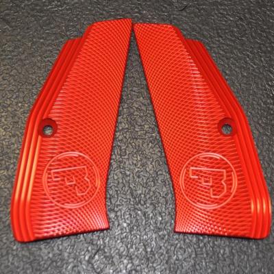 plaquette CZ 75 alu rouge